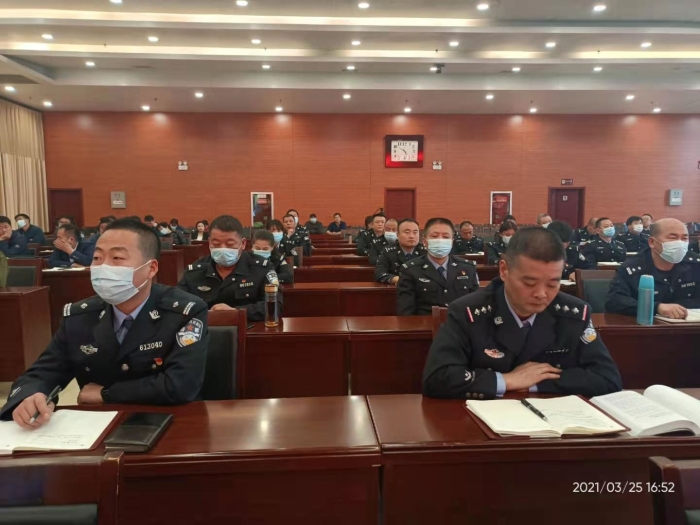 【教育整顿】华州公安民警参加全区政法队伍教育整顿专题党课